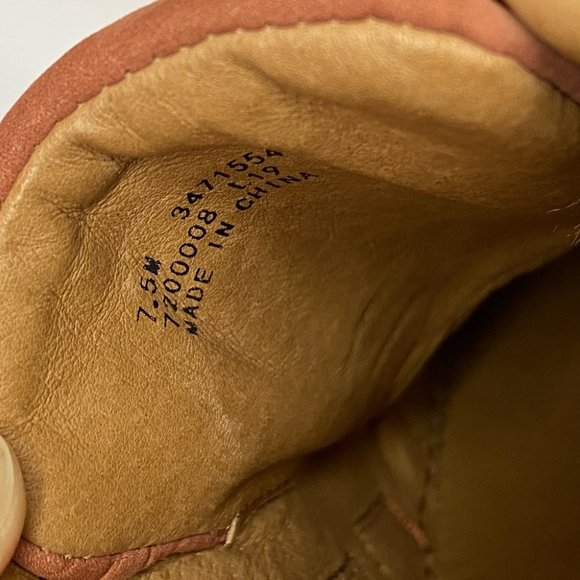 Frye Ivy Braided Low-Top Genuine Leather Sneakers size 7.5 - Picture 12 of 13